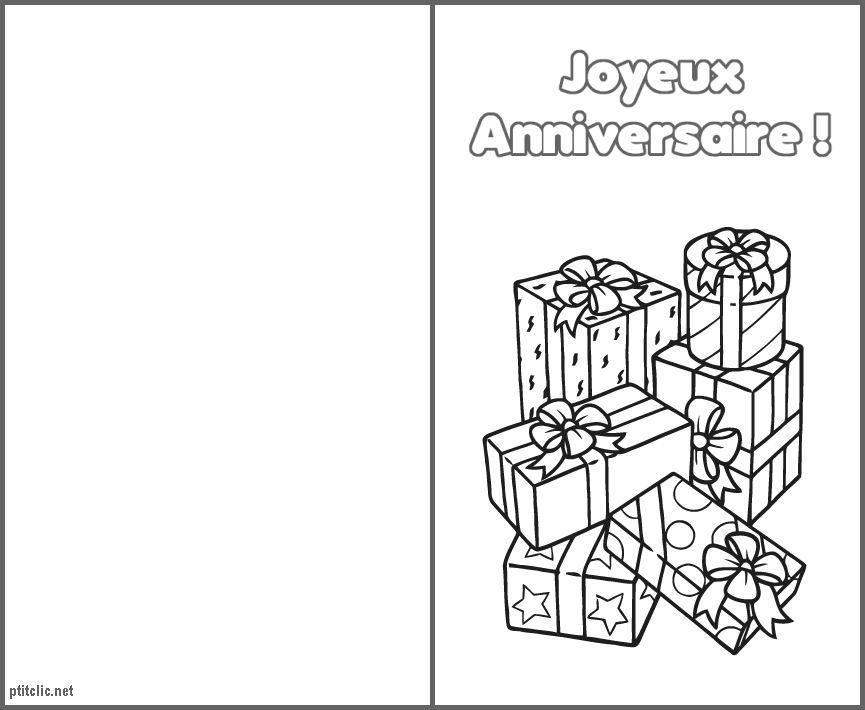 Coloriage Joyeux Anniversaire En Ligne