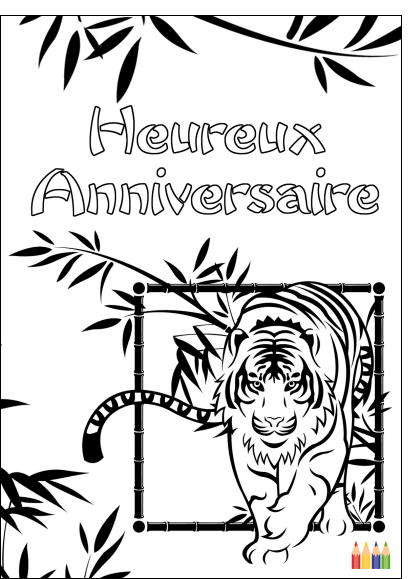 Coloriage A Dessiner Joyeux Anniversaire Avec Prenom