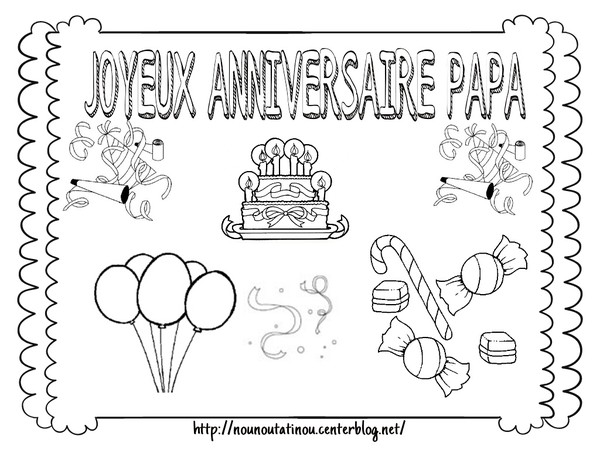 26 Dessins De Coloriage Joyeux Anniversaire A Imprimer