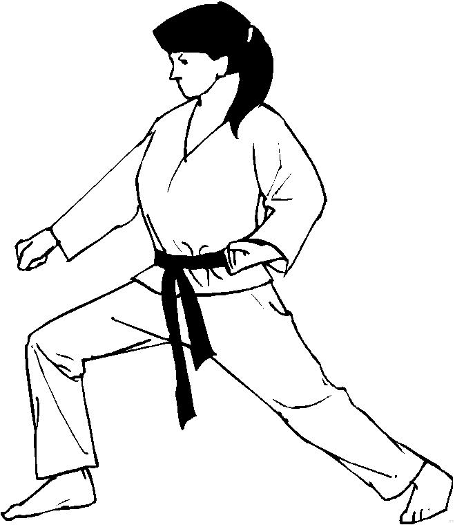 cadeau judo dessin � colorier judo