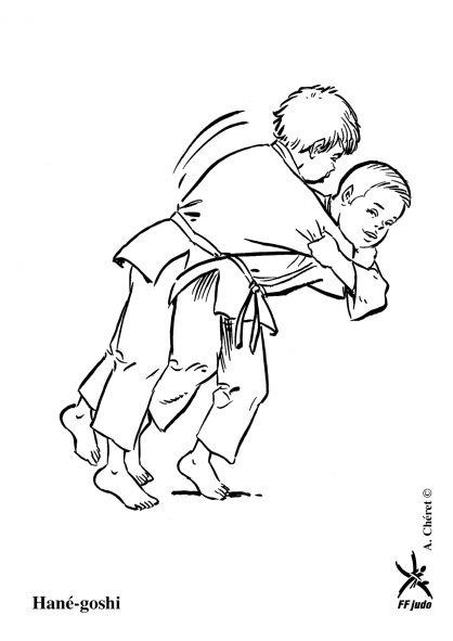 coloriage  dessiner judo en ligne