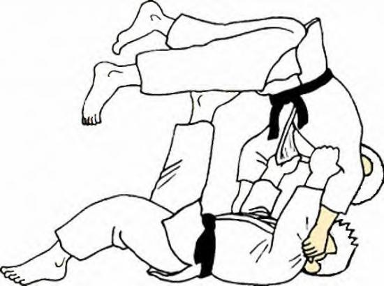 coloriage gratuit judoka