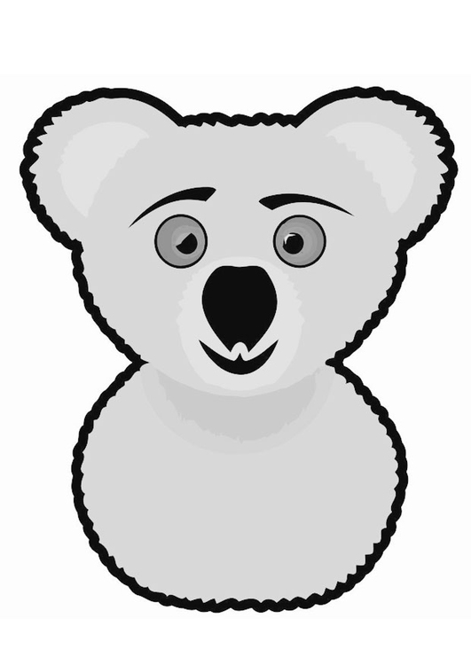 coloriage à dessiner koala gratuit