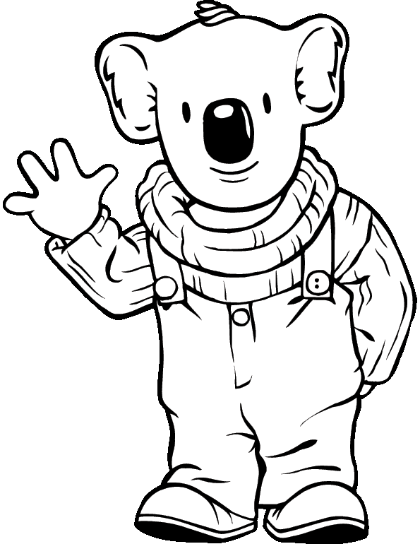Coloriage Koala à colorier - Dessin à imprimer dessin koala gratuit