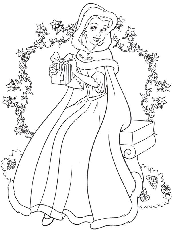 coloriage la belle et la bete gratuit