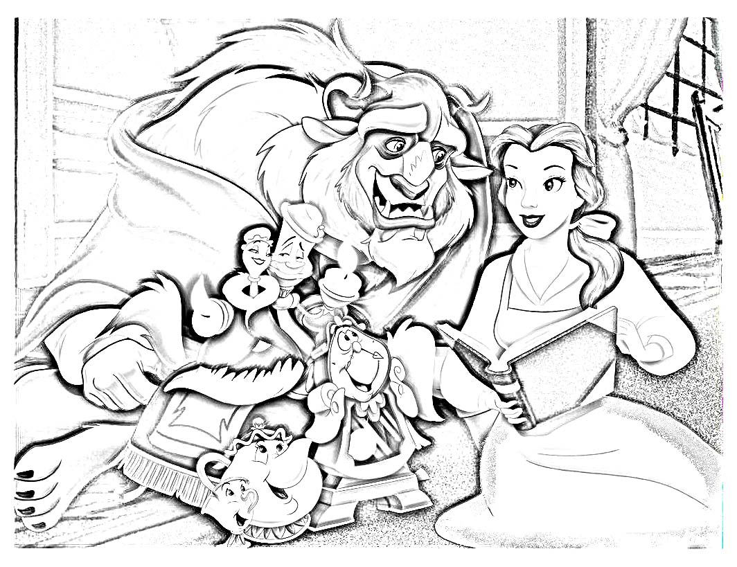 Coloriage à Dessiner De Princesse La Belle Et La Bete Coloriage à Dessiner De Princesse La Belle Et La Bete