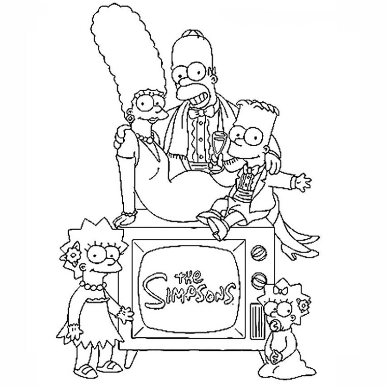 dessin de la famille pirate a colorier