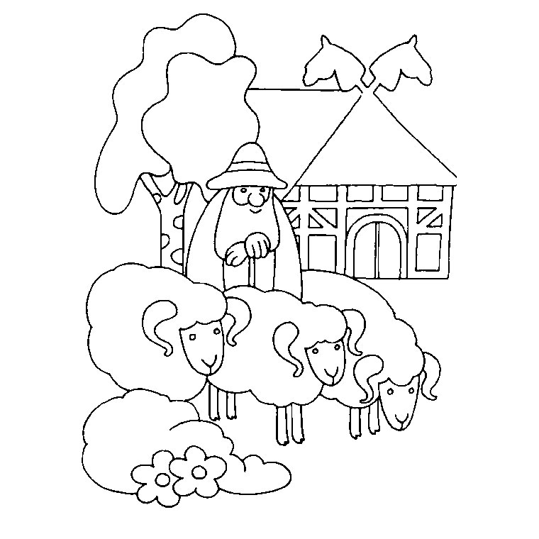 coloriage  dessiner gratuit  imprimer la ferme en folie