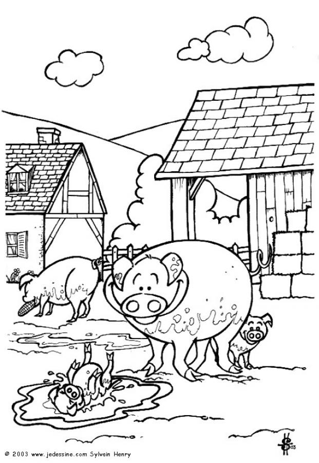 jeux de dessin de la ferme en folie