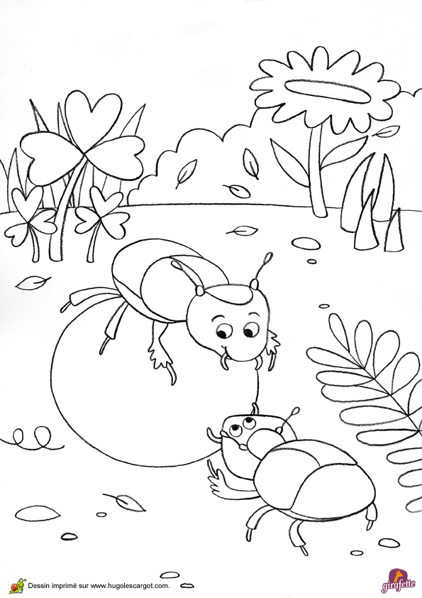 Coloriage La Cigale Et La Fourmi Dessin 97 dessins de coloriage La Fourmi Et La Cigale à imprimer