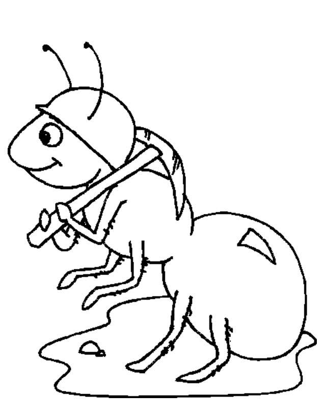 Dessin De La Cigale Et La Fourmi Facile 30 Coloriage De La Cigale Et La Fourmi