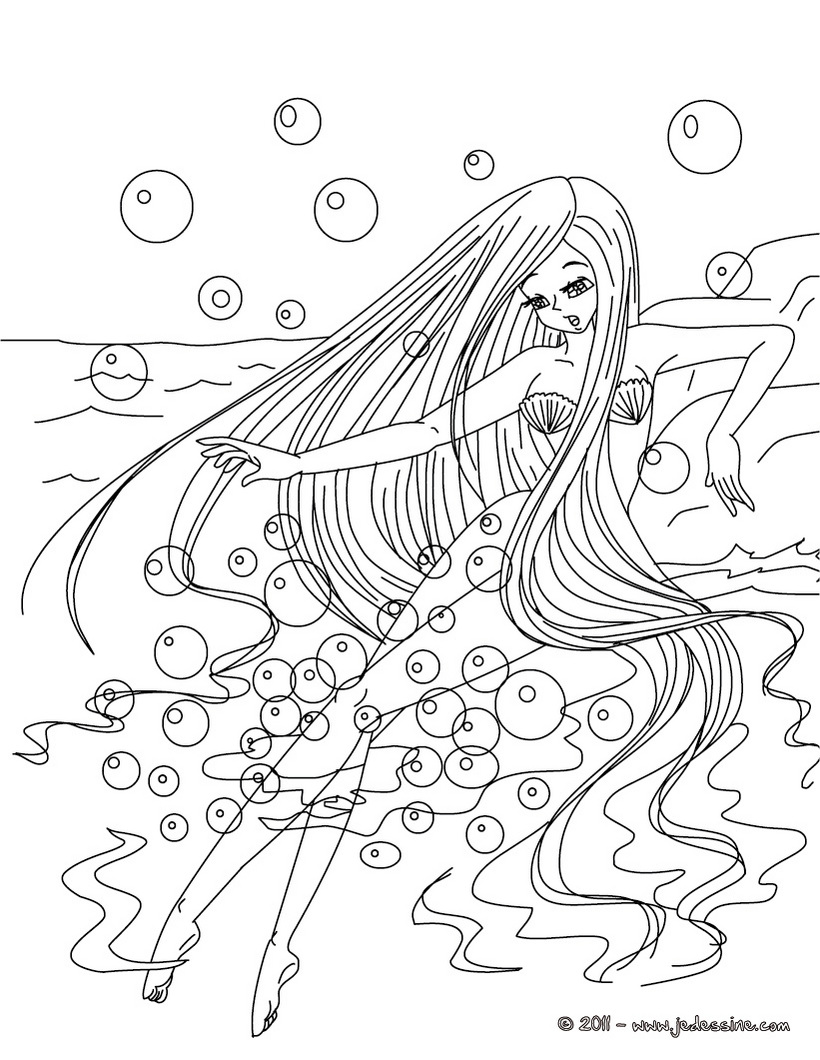 dessin d ariel la petite sirene en ligne