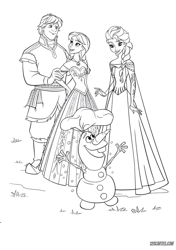 coloriage la reine des neiges en ligne gratuit