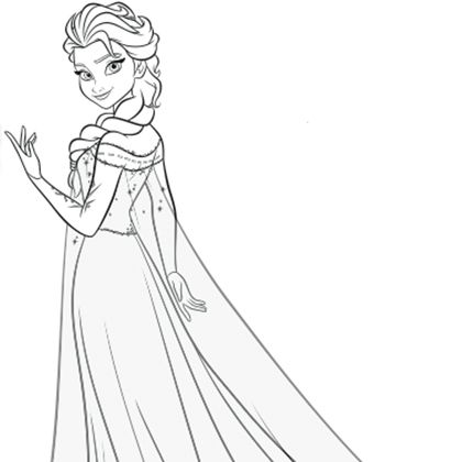 18 dessins de coloriage La Reine Des Neiges En Ligne à coloriage la reine des neiges en ligne