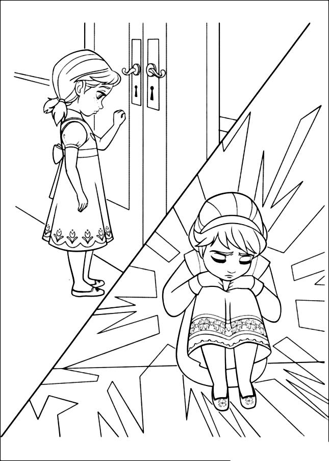 jeux de coloriage Ã dessiner de la reine des neiges gratuit