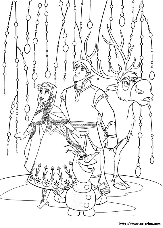 coloriage  dessiner  colorier sur l'ordinateur de la reine des neiges