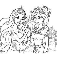 les coloriage  dessiner de la reine des neiges