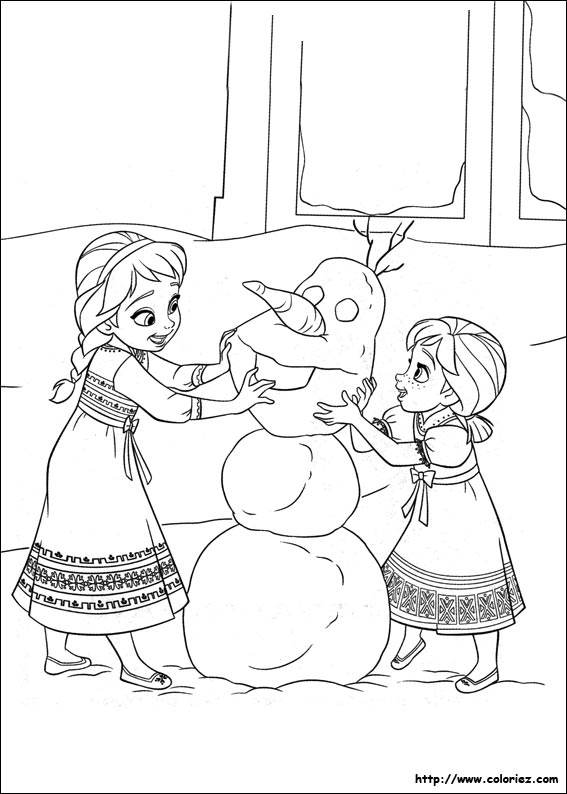 dessin a colorier magique la reine des neiges