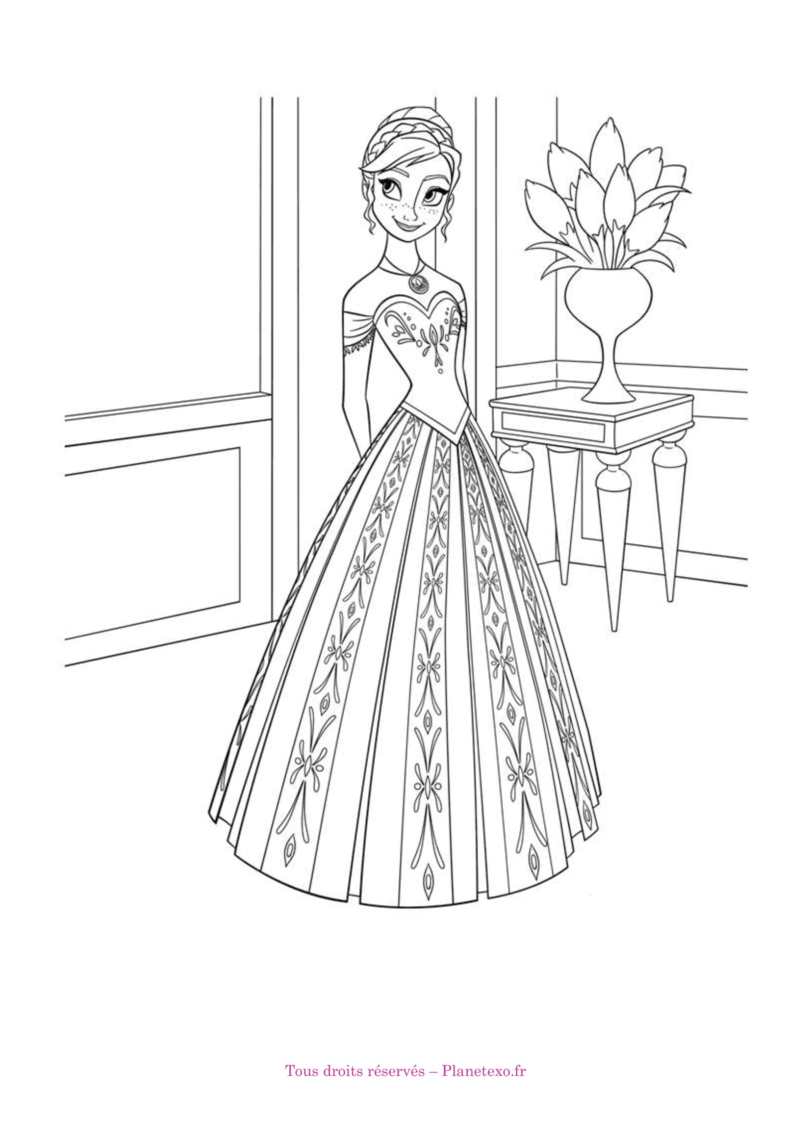 dessin la reine des neiges pdf