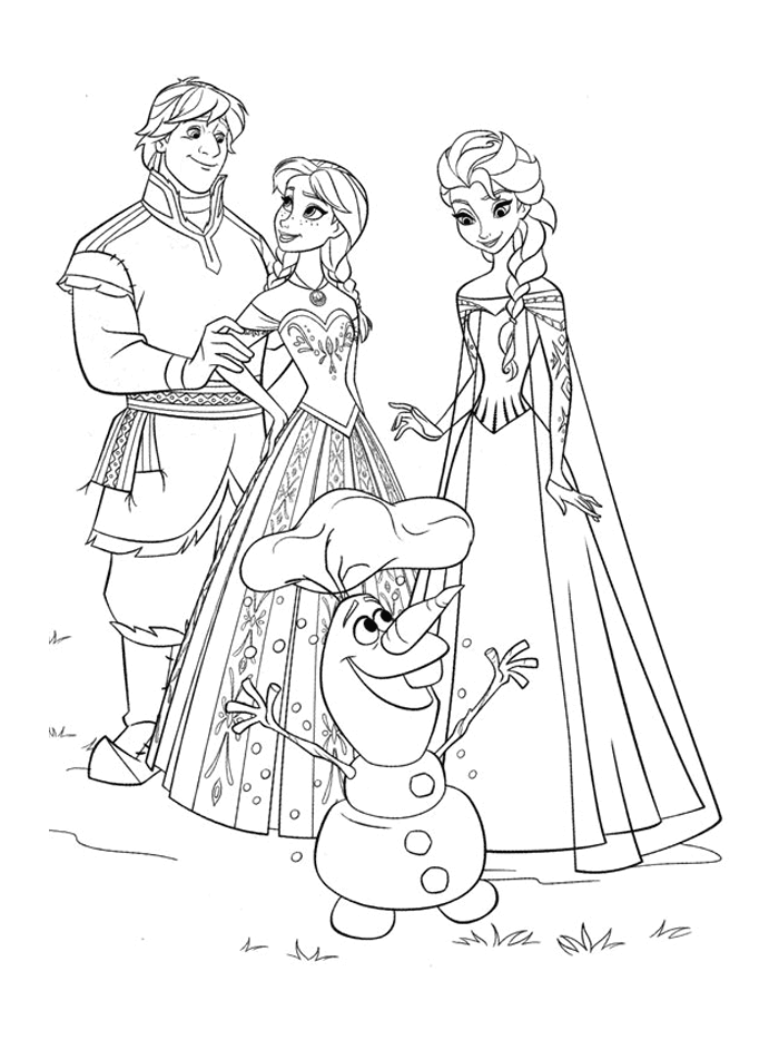 coloriage à dessiner à imprimer la reine des neiges hugo l'escargot