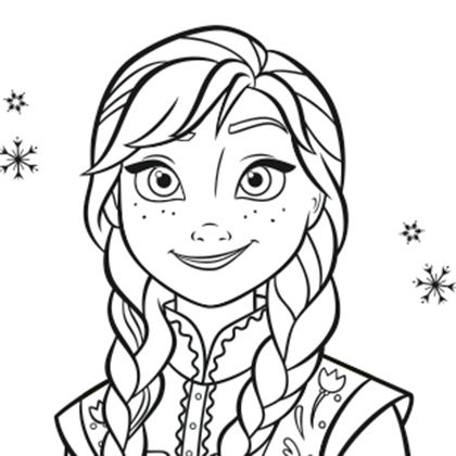 coloriage la reine des neiges elsa