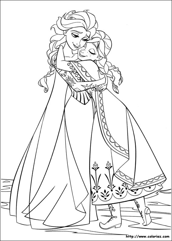 coloriage a dessiner a imprimer la reine des neiges