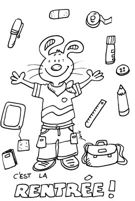 coloriage rentree maternelle