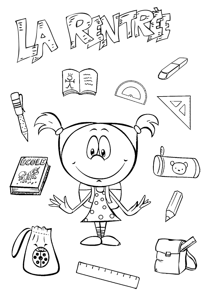 coloriage a imprimer gratuit rentree des classes