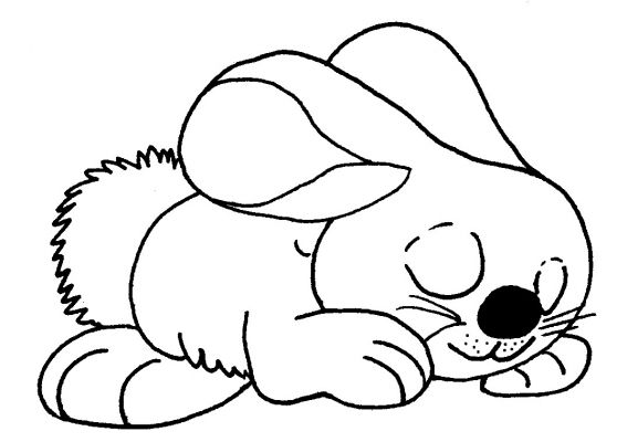 coloriage lapin de paques gratuit