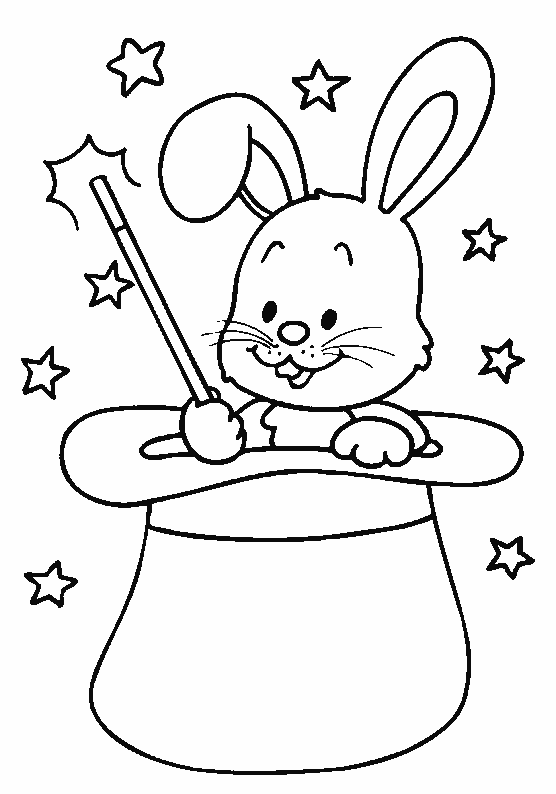 coloriage lapin gratuit