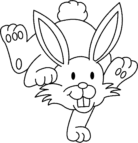 coloriage adulte lapin