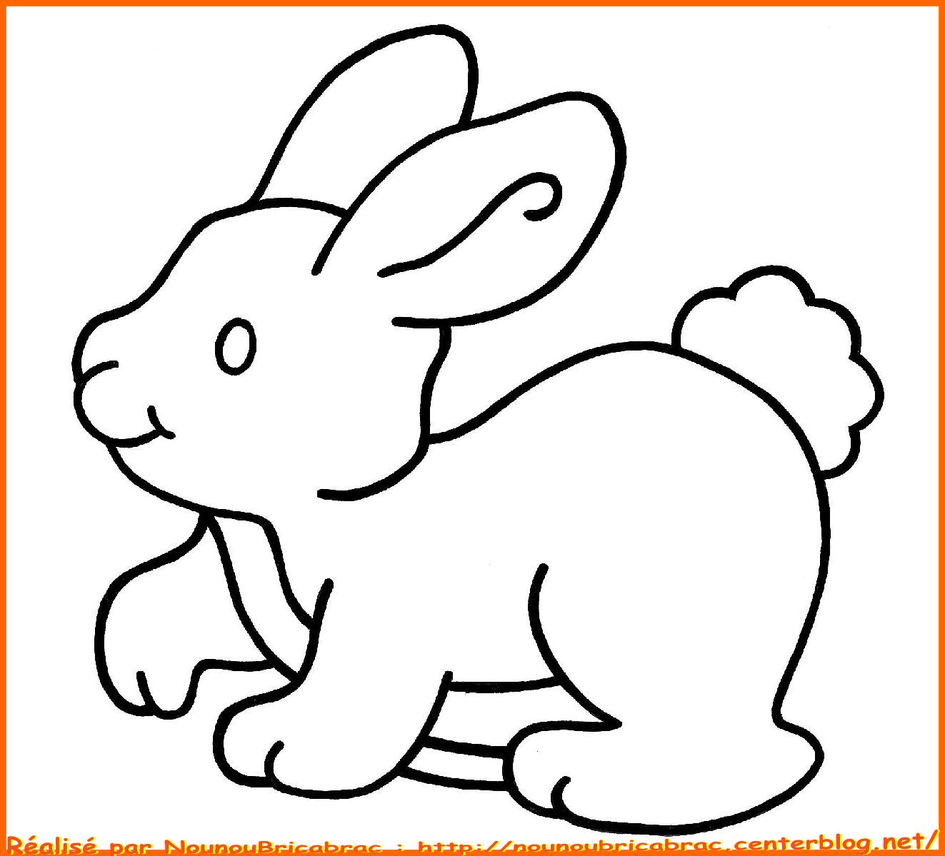 coloriage pierre lapin a imprimer