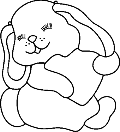 coloriage lapin gratuit