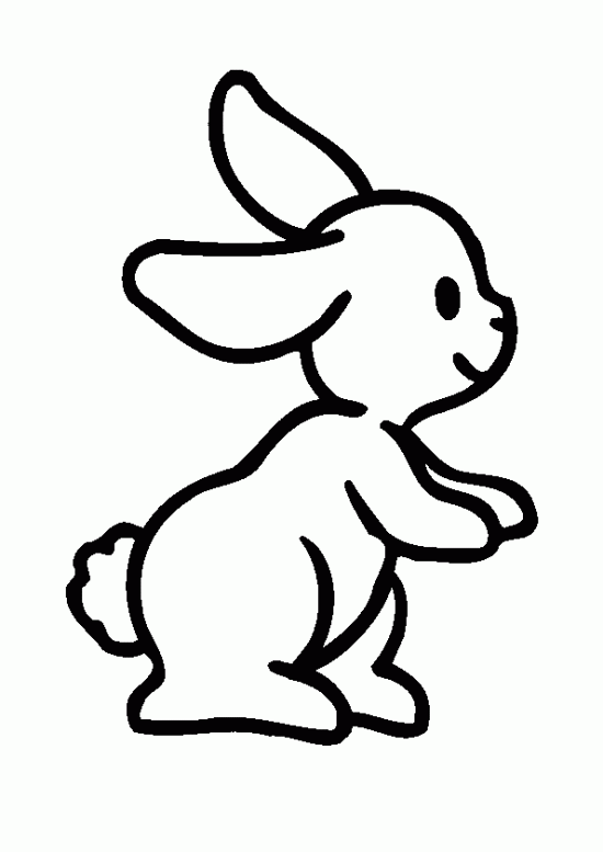 coloriage  imprimer lapin malin