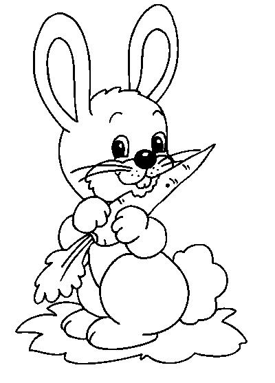 coloriage lapin nain imprimer