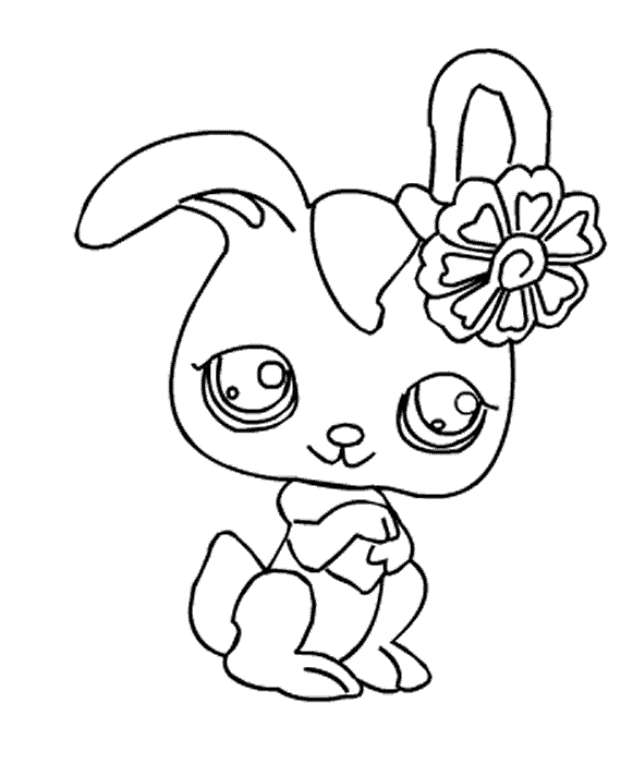 coloriage lapin gratuit à imprimer