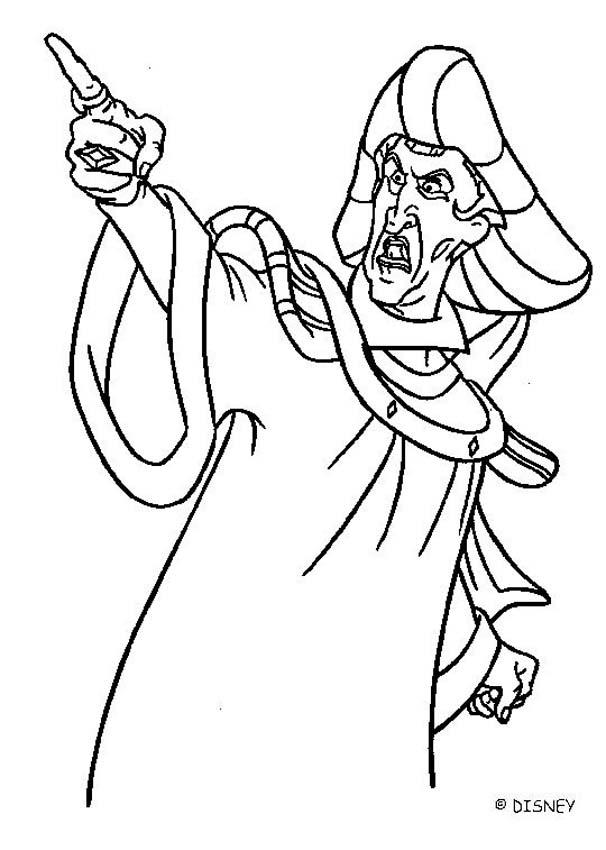 coloriage gratuit le bossu de notre dame