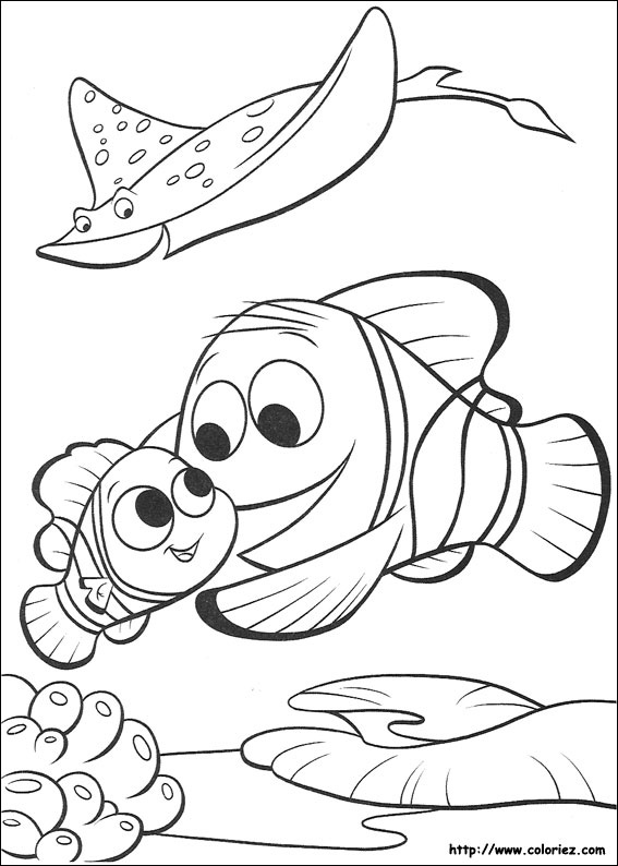 dessin du monde de nemo