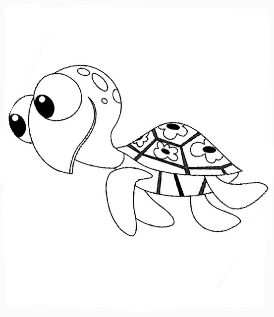 coloriage à dessiner du monde de nemo