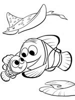 dessin  imprimer le monde de nemo