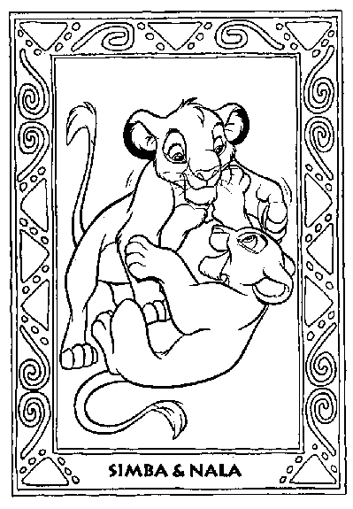 Le Roi Lion En Dessin A Colorier Le Roi Lion En Dessin A Colorier
