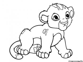 coloriage le roi lion disney