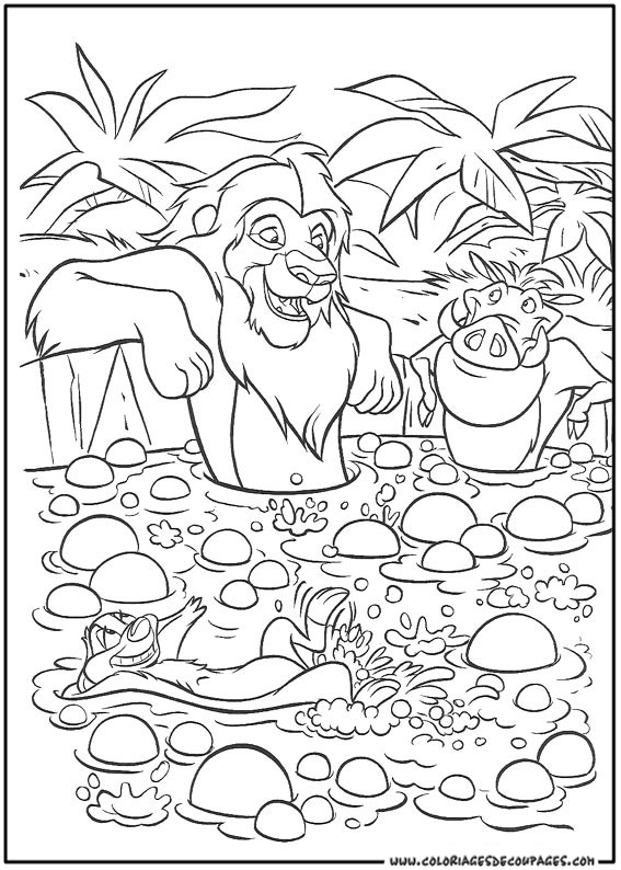 coloriage le roi lion 2