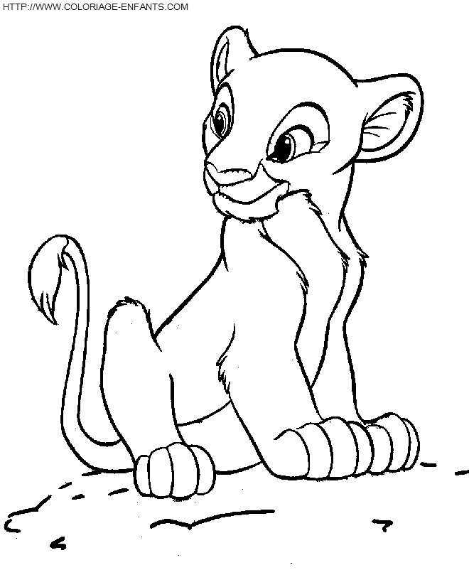 modele dessin le roi lion