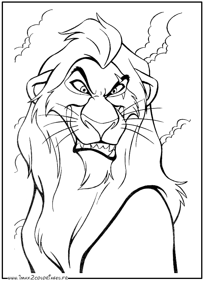 dessin le roi lion disney