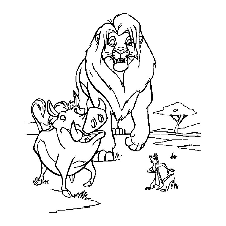 Le Roi Lion En Dessin Le Roi Lion En Dessin