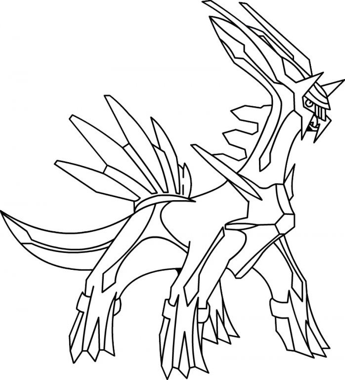 coloriage pokemon legendaire