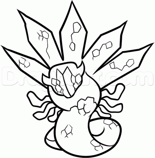 coloriage a dessiner pokemon legendaire noir blanc imprimer