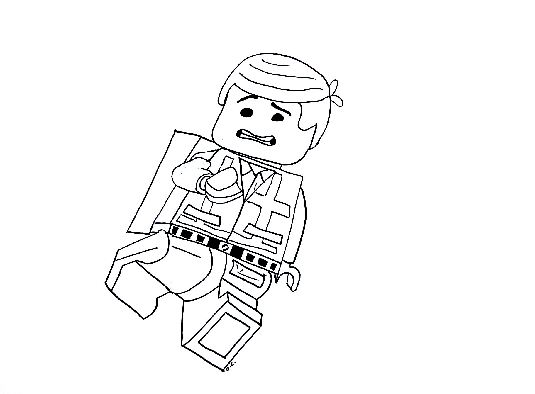 coloriage lego