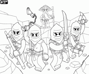 coloriage à dessiner magique lego chima